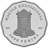 Hungary - 5000 HUF - 925 Ag - 38.61 mm - 31.46 g - Design: Emma Sz. Egyed - Mintage: 3,000 (BU) and 5,000 (Proof).