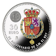 Most beautiful circulating coin: Spain.