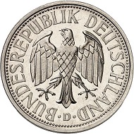 No. 5561. Germany. Essay of 2 DM 1950, D, rye stalks, cupro-nickel of Jäger 386. Estimate: 1,500 euros. Price realized: 9,500 euros.