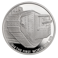 Great Britain / 5 GBP / .925 silver / 28.28 g / 38.61 mm / Design: Edwina Ellis / Mintage: 1,918.