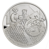 Great Britain / 5 GBP / .925 silver / 28.28 g / 38.61 mm / Design: David Lawrence / Mintage: 1,918.