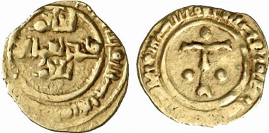 Roger I. Tari d’oro, o. J., Messina. From auction Künker 137 (2008), no. 3787.