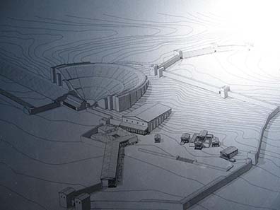 Map of the sanctuary. Photograph: KW.