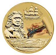Tuvalu - 1 TVD - Aluminium/Bronze - 13.8 g - 30.6 mm - Mintage: Unlimited - Designer: Wade Robinson.