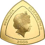 5402: BERMUDAS. Elizabeth II (until 1952). 600 dollars 2006, from the series