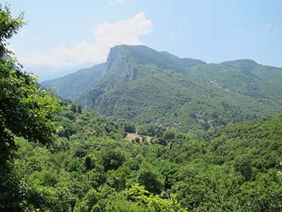 On Mount Olympus. Photograph: KW.