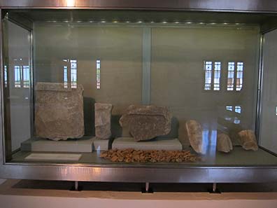 Testimonies for the cult of Zeus Olympios on Mount Olympus. Photograph: KW.