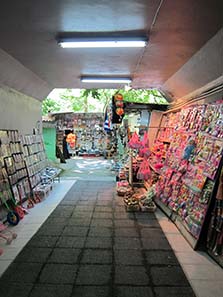 Souvenir stands. Photograph: KW.