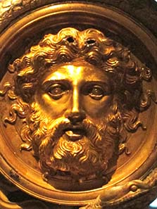 Volute of the Derveni Krater. Photograph: KW.