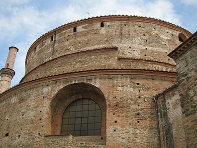 Rotunda of Galerius: an impressive building. Photograph: KW.