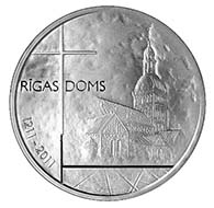 Latvia - 1 lats - 925 silver - 22.00 g - 35.0 mm - Mintage: 5,000 - Designer: Kristaps Gelzis (graphic design), Ligita Franckevica (plaster model).