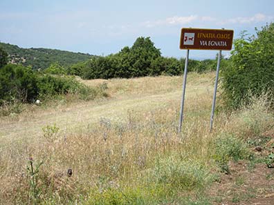 In Thrace, the ancient Via Egnatia ran parallel to the railway. Photograph: KW.