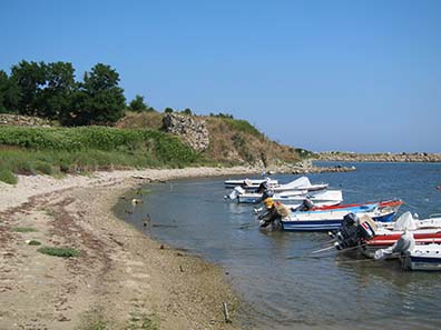 Port of Abdera. Photograph: KW.