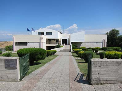 View at the Museum of Amphipolis. Photograph: KW.
