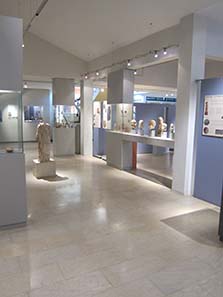 View inside the Museum of Amphipolis. Photograph: KW.