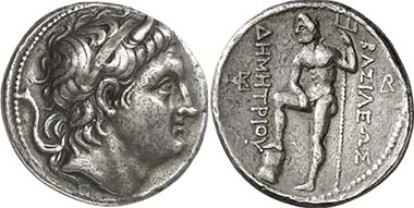 Demetrios Poliorketes. Tetradrachm, minted in Amphipolis, 289/7. From auction Gorny & Mosch 196 (2011), 1424.