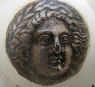 Tetradrachm from Amphipolis. Is it truly authentic? Photograph: KW.