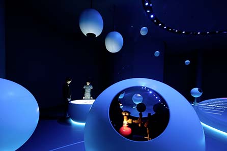 A view inside the exhibition