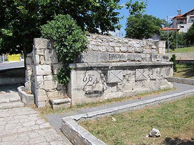Ancient tomb in the city center. Photograph: KW.
