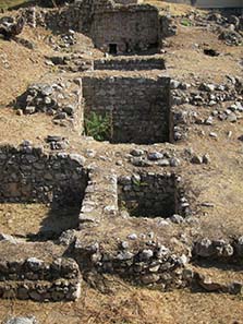 Kadmeia - the archaeological excavation. Photograph: KW.