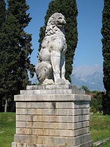 The Lion of Chaironea. Photograph: KW.