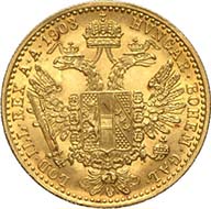 Ducat 1903, Vienna. J. 344. From Künker sale 195 (September 28, 2011), 4156. About brilliant uncirculated. Estimate: 125 Euros. - Ducats were actually produced for a longer period of time and can still be acquired at the Austrian Mint.