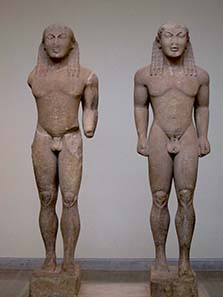 Kleobis and Biton. Photograph: KW.
