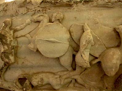 Monument of Aemilius Paullus. Photograph: KW.