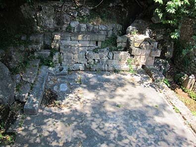 Castalian Spring. Photograph: KW.