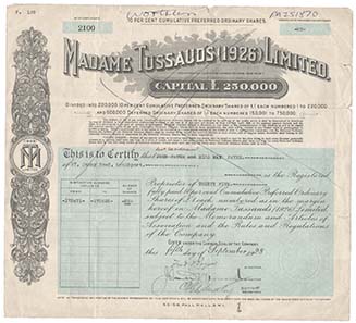 Madame Tussaud was an independent entrepreneur as far back as the 18th century.