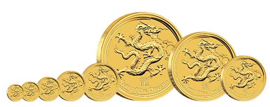 Australia - Various mintage specifications available as follows:
30,000 AUD - 10 kg 999 gold - 10,001.00 g - 180.60 mm - Mintage: 100 //
3,000 AUD - 1 kg 999 gold - 1,000.10 g - 100.60 mm - Mintage: Unlimited //
1,000 AUD - 10oz 999 gold - 311.07 g - 75.60 mm - Mintage: Unlimited //
200 AUD - 2oz 999 gold - 62.22 g - 41.10 mm - Mintage: Unlimited //
100 AUD - 1oz 999 gold - 31.11 g - 39.34 mm - Mintage: 30,000 //
50 AUD - 1/2oz 999 gold - 15.55 g - 30.60 mm - Mintage: Unlimited //
25 AUD - 1/4oz 999 gold - 7.78 g - 22.60 mm - Mintage: Unlimited //
15 AUD - 1/10oz 999 gold - 3.11 g - 18.60 mm - Mintage: Unlimited //
5 AUD - 1/20oz 999 gold - 1.56 g - 14.80 mm - Mintage: Unlimited.