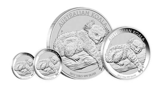 Australia - Various mintage specifications available as follows:
30 AUD - 1 kg 999 silver - 1,001.00 g - 100.60 mm - Mintage: Unlimited //
10 AUD - 10oz 999 silver - 311.35 g - 75.60 mm - Mintage: Unlimited //
1 AUD - 1oz 999 silver - 31.14 g - 40.60 mm - Mintage: Unlimited //
0.5 AUD - 1/2oz 999 gold - 15.59 g - 36.60 mm - Mintage: Unlimited.