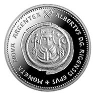 Latvia - 1 lats - 925 silver - 12.50 g - 12.0 mm - Mintage: 5,000 - Designer: Inta Sarkane (graphic design), Janis Strupulis (plaster model).