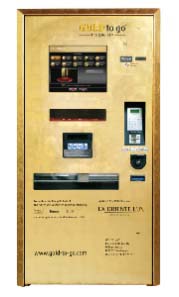 The world's first gold vending machine.