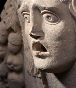 Limestone urn in the form of a vase (first century AD) © K.U. Leuven, Bruno Vandermeulen, Danny Veys.
