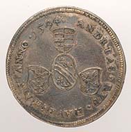 Basel. Medal: The peaceful end of the so-called Rappenkrieg, 1594. Silver, engraved. From the Remigius Faesch Collection. 10.685 g. Inv. 1905.1400.