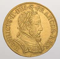 France, Kingdom. Henry II (1547-1559), Double Henri d'or