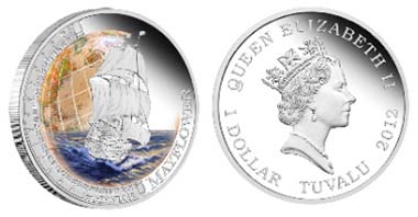 Tuvalu - 1 TUV - 1oz 999 silver - 31.135 g - 40.60 mm - Mintage: 5,000 - Design: Tom Vaughan.