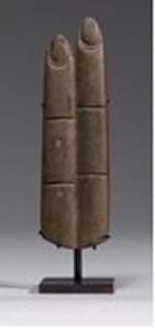 Egyptian stone finger amulet. Late Dynastic Period. 715-332 BC. Height: 9.3 cm. GBP 5,200.