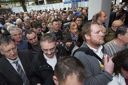 Crowds at the last World Money Fair.