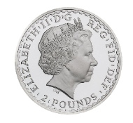Great Britain - 2 GBP - 958 Britannia Silver - 32.45 g - 40.00 mm - Design: Ian Rank Broadley FRBS (Obverse), Philip Nathan (Reverse).