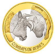 The new bimetallic coin
