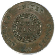 3020: 1793 Chain 1C Periods MS65 Brown PCGS. CAC. S-4, B-5, High R.3.