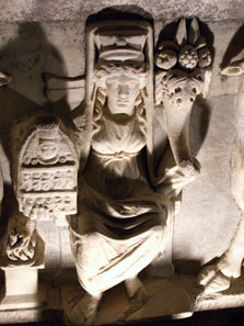 Patron goddess of Perge with a statue of Artemis of Perge. Photo: UK.