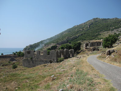 View of the excavations of Anemourion. Photo: UK.