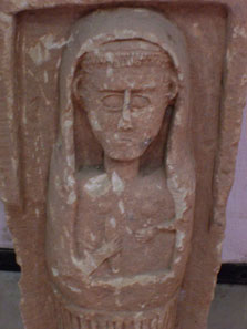 Tombstone from ancient Anemourion. Photo: UK.