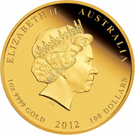 Australia - 100 AUD - Gold 999 - 1.556 g - 14.60 mm - Mintage: 50,000.