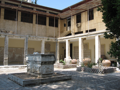 Inner court of the museum of Antioch. Photo: KW.