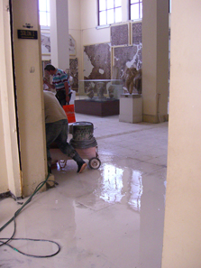 Construction works in the museum of Antakya. Photo UK.