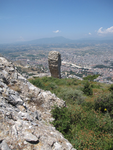 View over the city from the fortifications. Photo: KW.